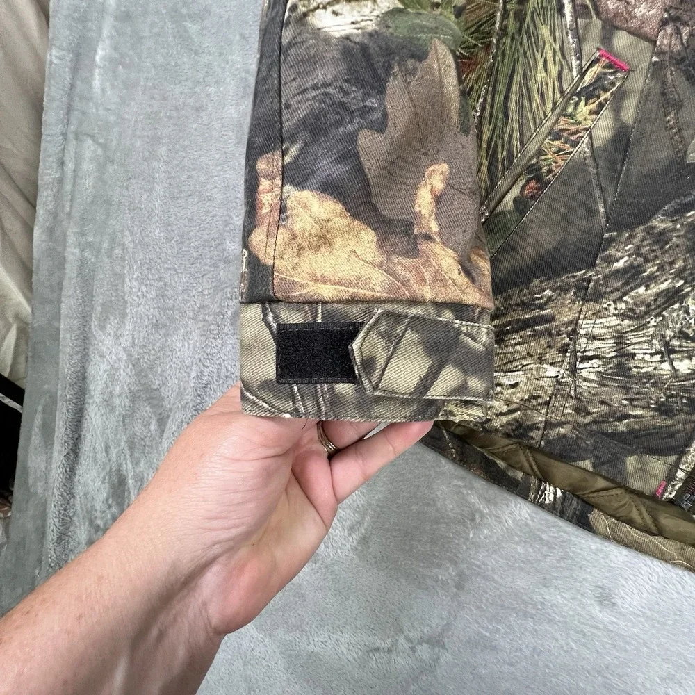 Walls Womens L Camo Insulated Hooded Hunting Gear Pink Accents Gorpcore Workwear - Picture 5 of 13